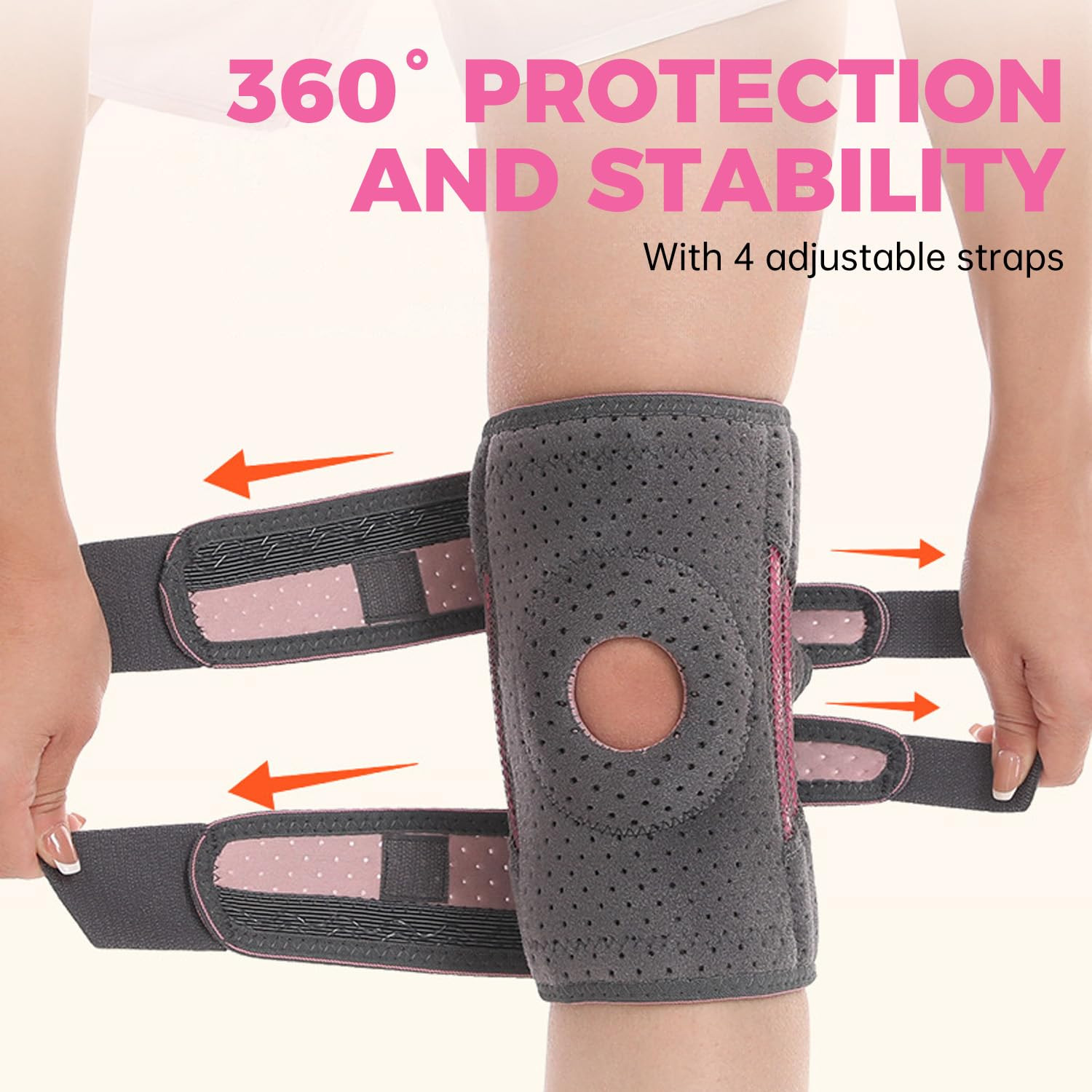 Knee Brace for Meniscus Tear, Arthritis, ACL & Knee Pain, Adjustable Support …