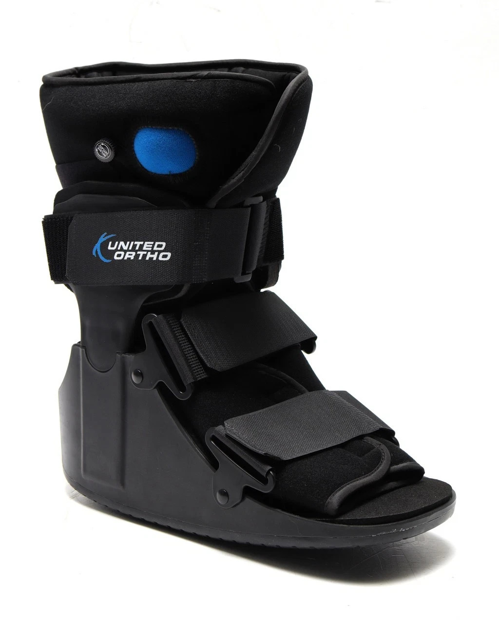 United Ortho USA14115 Short Air Cam Walker Fracture Boot, Medium, Black – 190