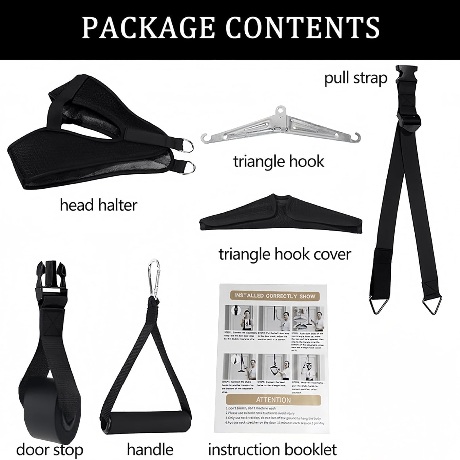 Adjustable Cervical Neck Traction Device Portable Cervical Stretcher Hammock …