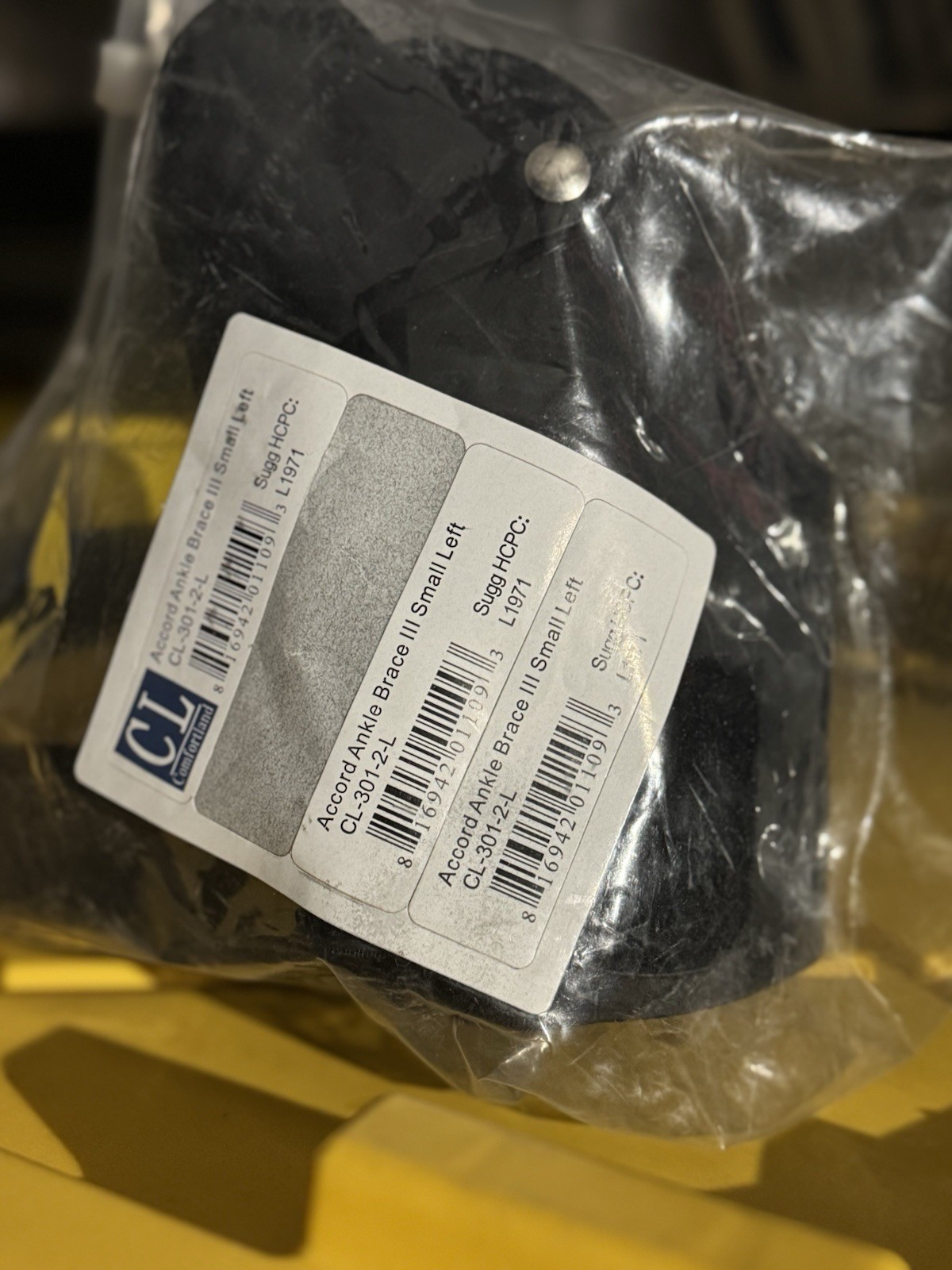 Comfortland Ankle Brace Accord III CL-301-2-L *Left* Size: SMALL *NEW*