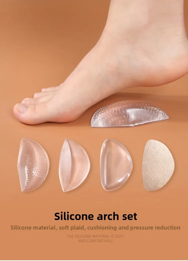 Silicone Arch Support Insoles Orthotic Pads For Flat Feet Foot Relief 1 Pc