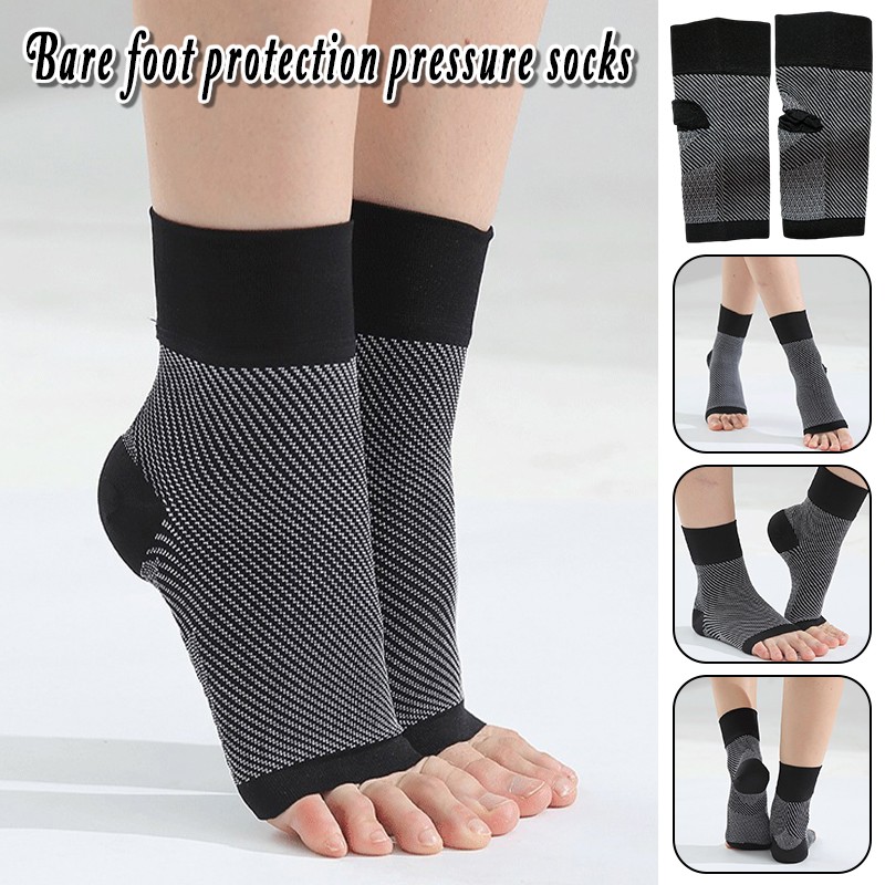 High Elasticity Ankle Protection Pressure Socks Sports Running Stretch Socks