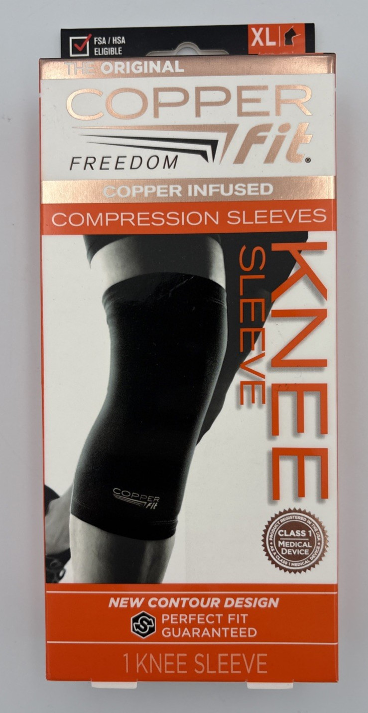 Copper Fit The Original Unisex XL 1 COMPRESSION KNEE SLEEVE