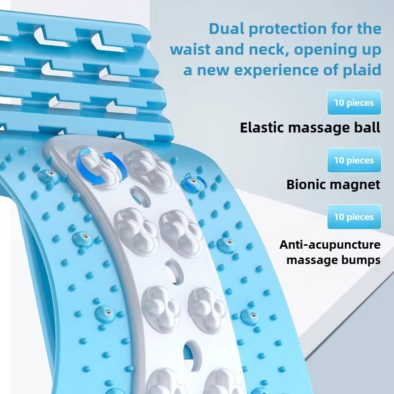 Back Stretcher for Lower Back Pain Relief – 4-Level Adjustable Lumbar Support…