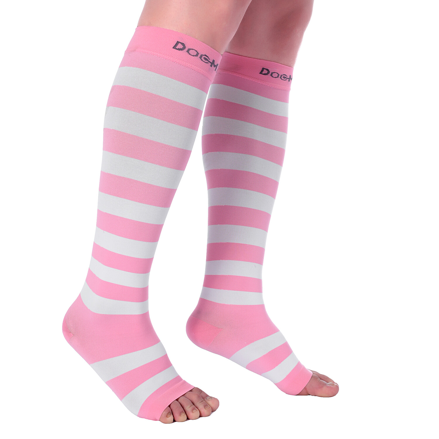 Doc Miller Open Toe Socks Compression Socks 15-20 mmHg Recovery Varicose Veins