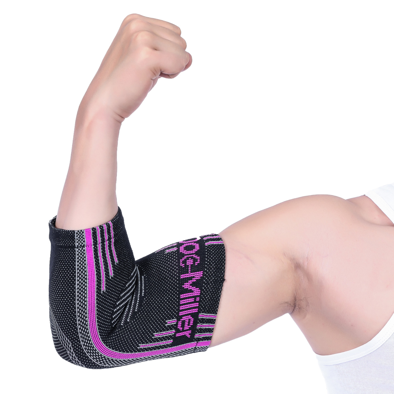Doc Miller Unisex Elbow Compression Brace Sleeve Arm & Elbow Support Pain Relief