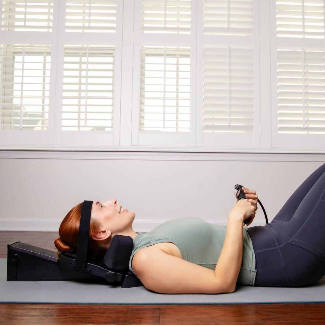 Portable Cervical Traction Device for Neck Pain Relief and Spinal Decompression