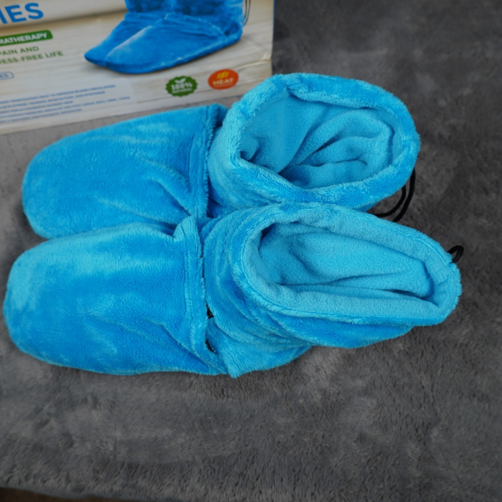 PhysioNatural Therapy Booties Natural Aromatherapy For Easing Pain Microwaveable