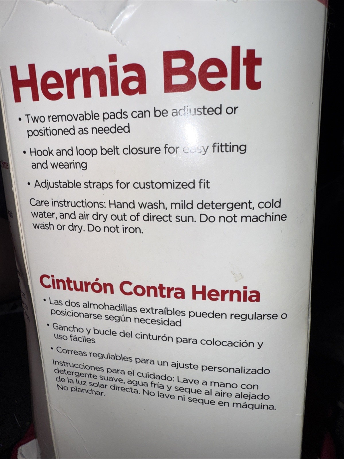 Leader Hernia Belt – Small -Adjustable with Two Removable Pads, 30″-35″ Waist