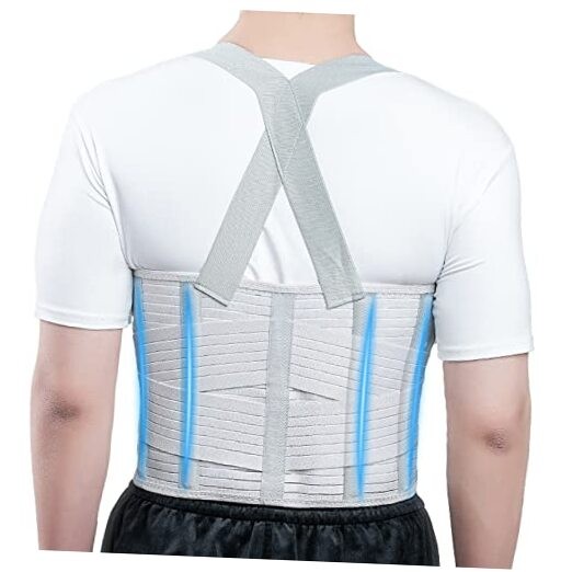 Rib Injury Belt Chest Binder, Chest Brace Chest Compression Support XX-Large
