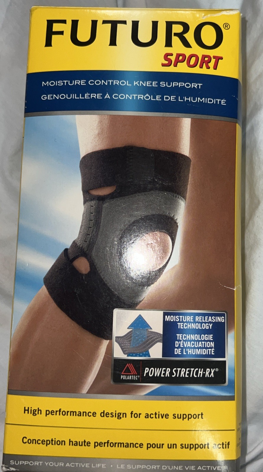 NEW 3M Futuro Sport Knee Moisture Control Knee Support Small