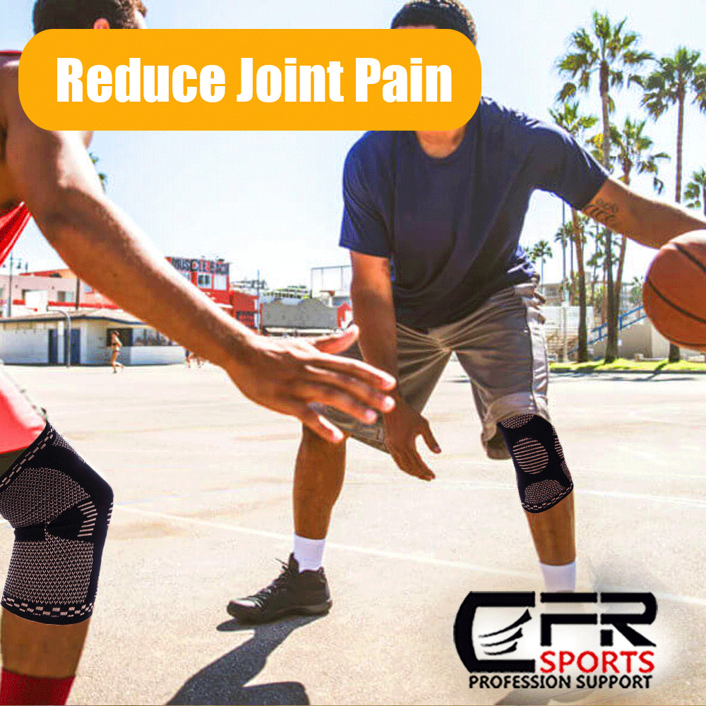 Knee Sleeves Compression Brace Support Sport Joint Injury Pain Arthritis Copper@