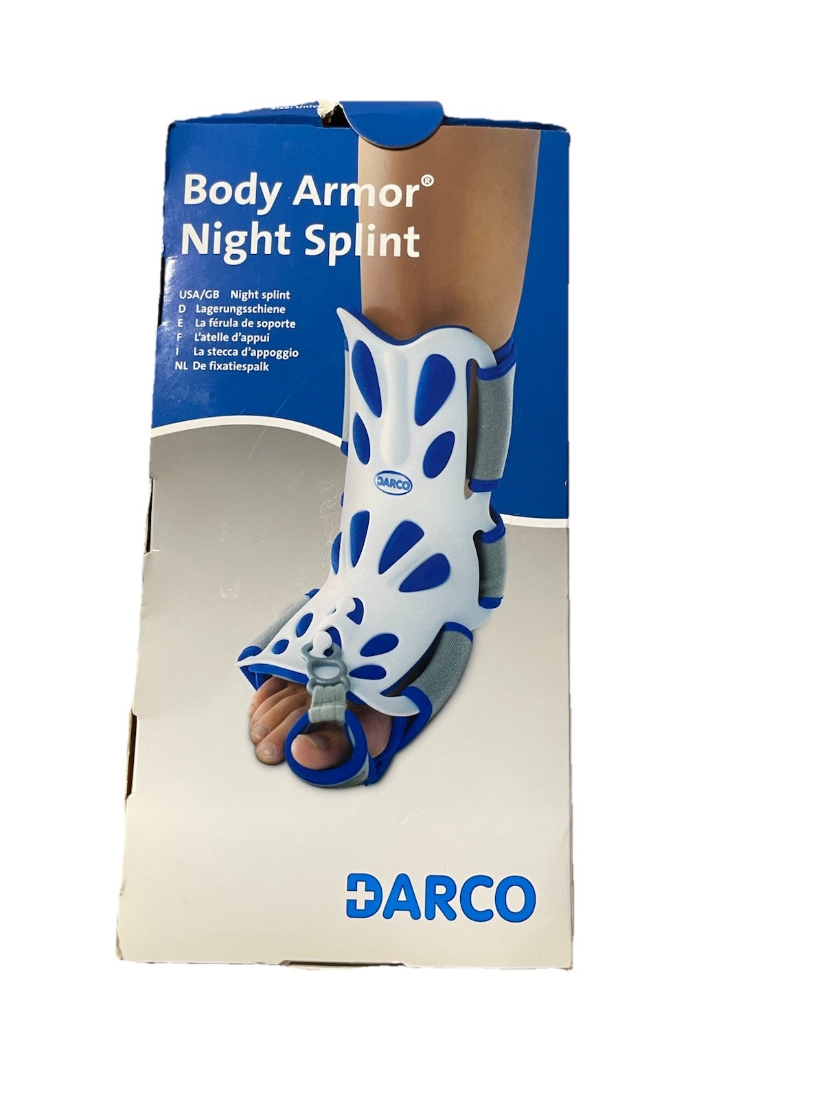 Darco Body Armor Night Splint White Foot