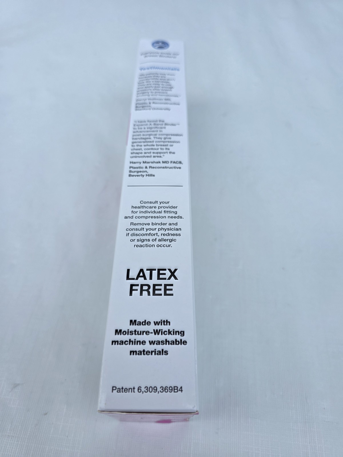 Expand-A-Band Medical Lined Breast Binder Petite Lined Lavender Color