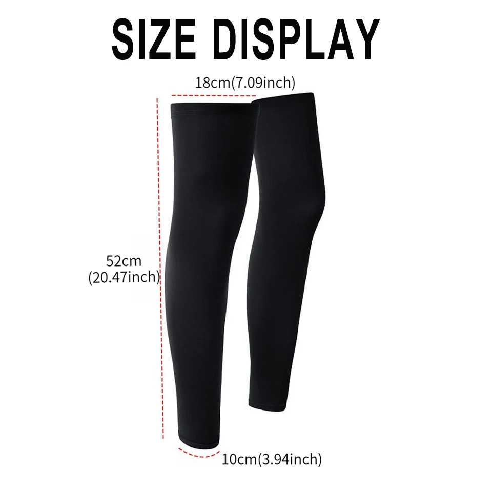 Summer Running Cycling Legs Sleeve Outdoor Sports Quick Dry Breathable K