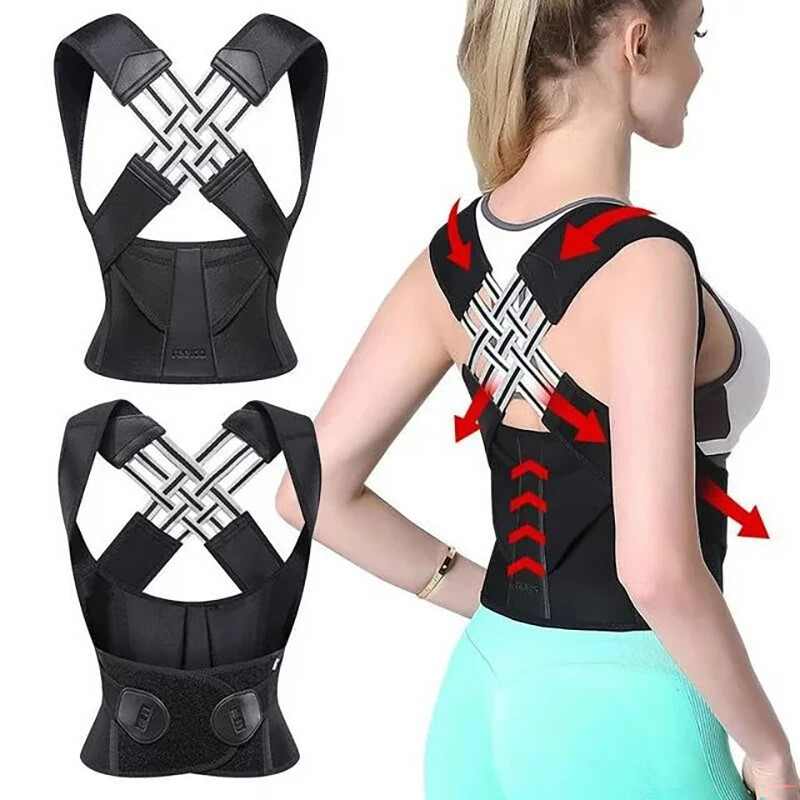 Adjustable Posture Corrector Back Brace | Full Spine Support for Men & Women
