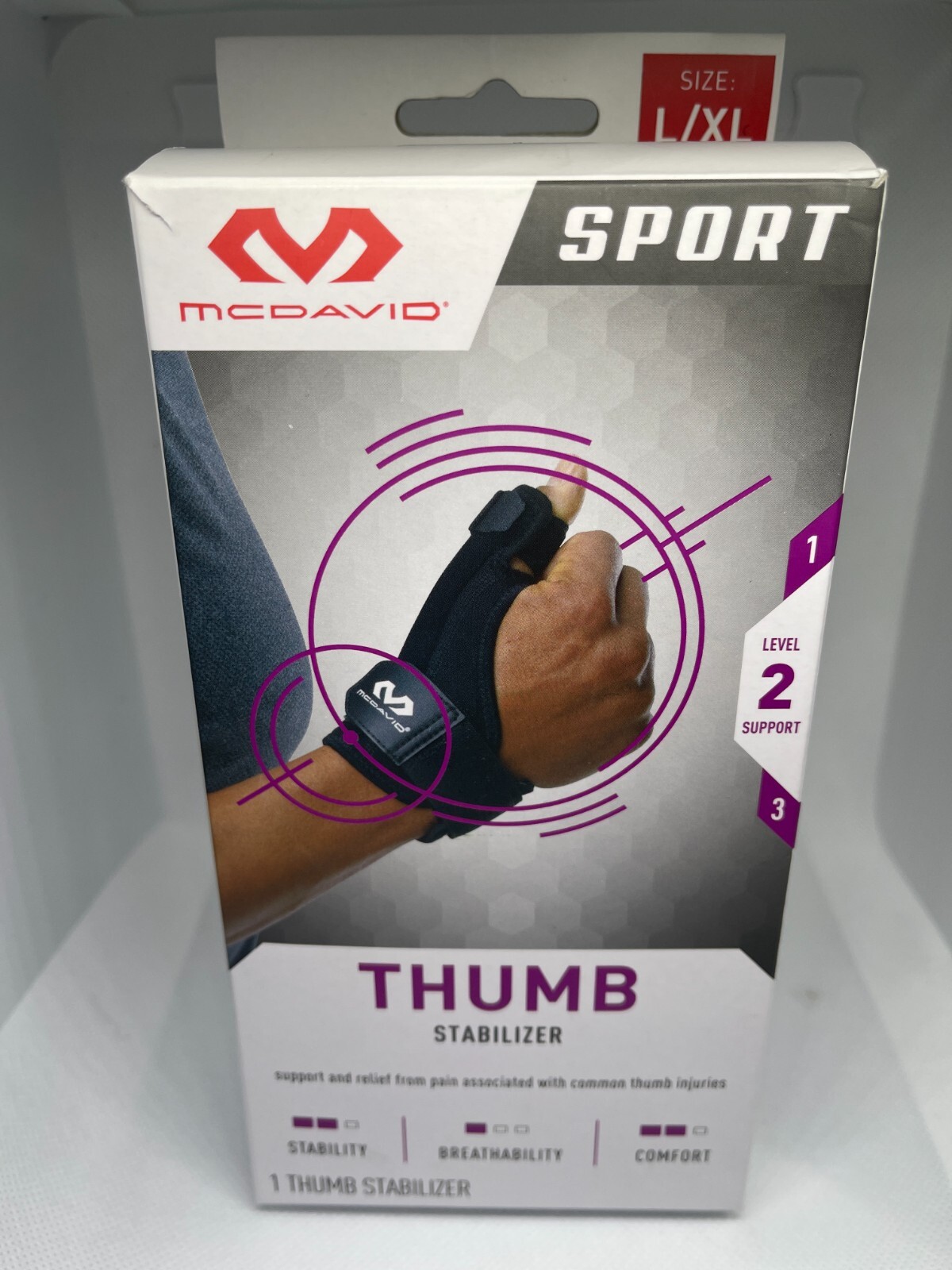 Mcdavid Sport Thumb Stabilizer Level Two Support Size | L/XL