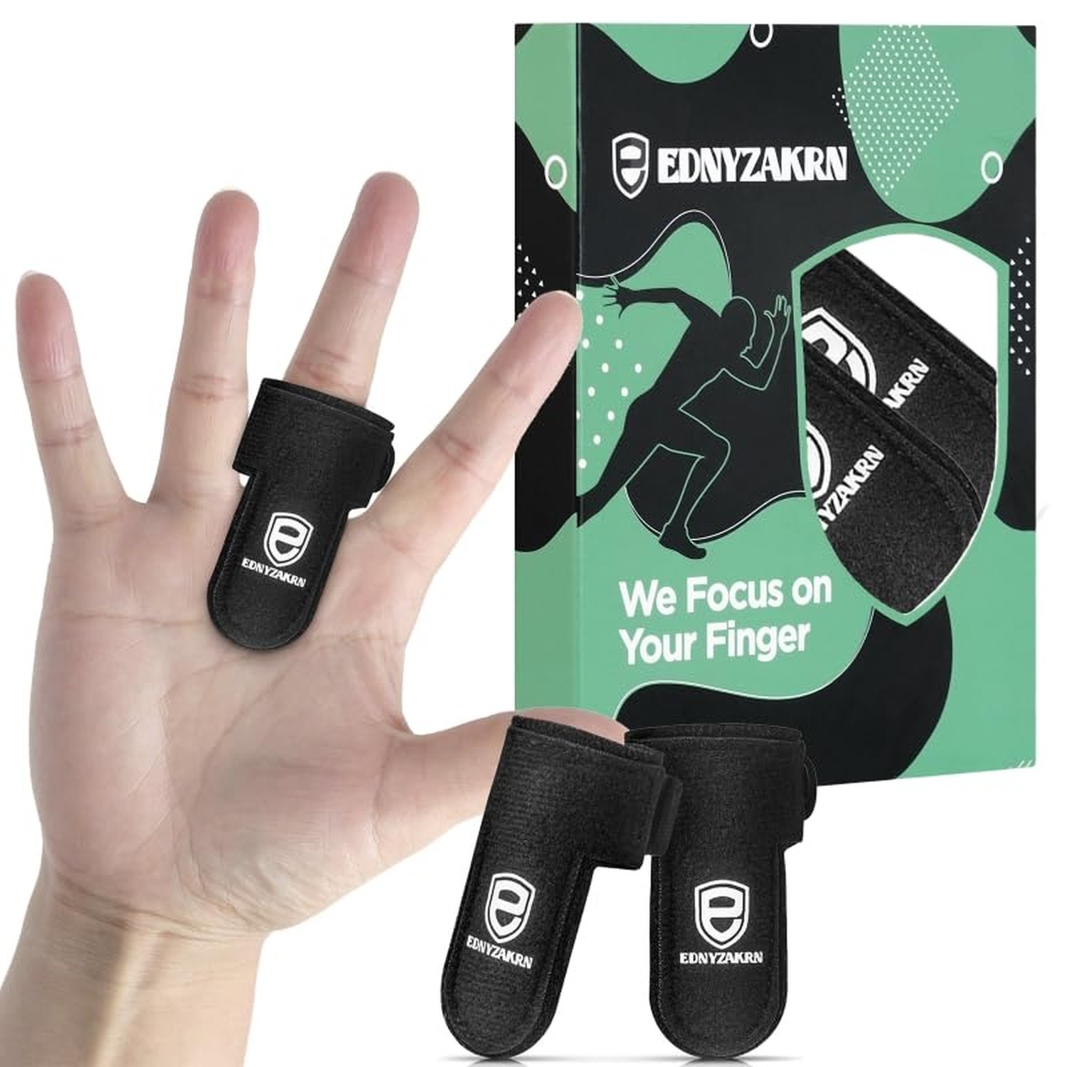 2Pcs Trigger Finger Splint, Finger splints for Thumb, Index, Middle, Ring and…