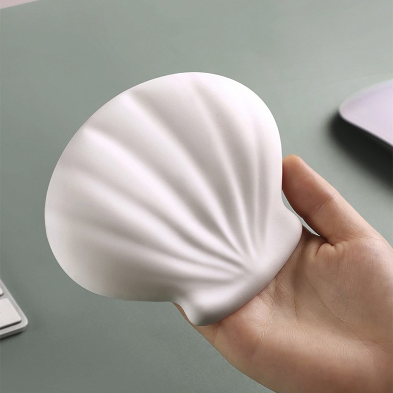 Ergonomic Shell Mouse Wrist Rest Soft Silicone Desk Wrist Support Mouse Mat