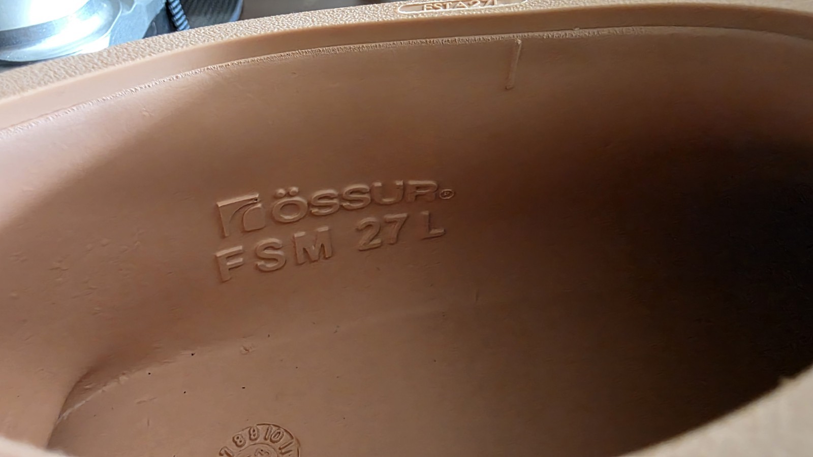 OSSUR FLEX-FOOT BALANCE. Cat2. 27CM. RIGHT BEIGE.mint
