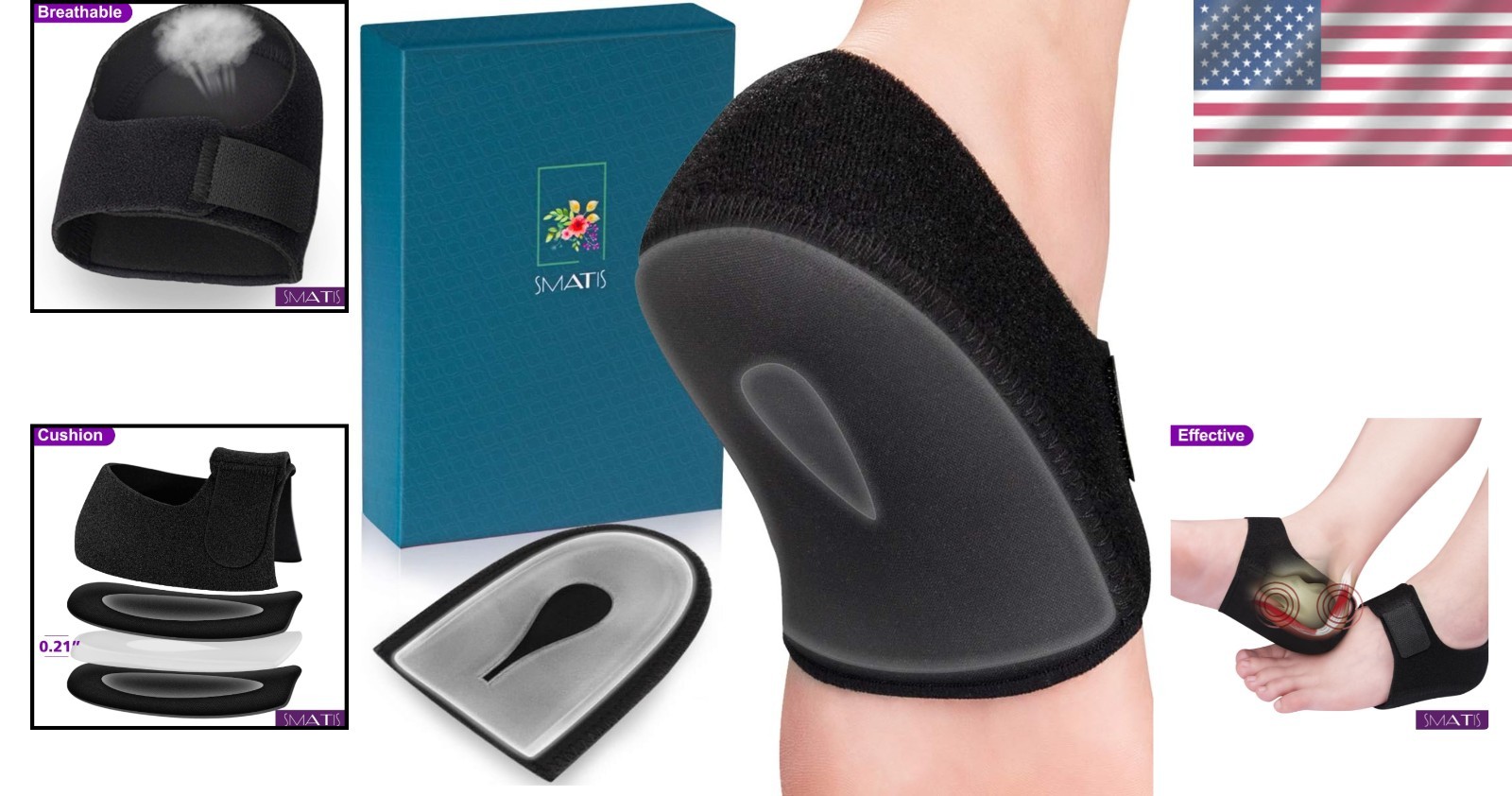 Gel Heel Protectors for Plantar Fasciitis