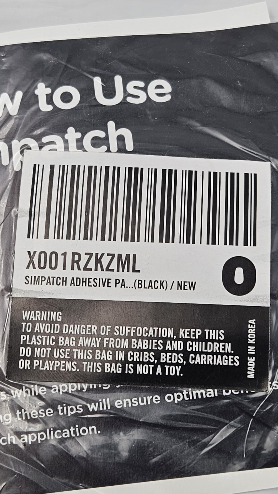 SIMPATCH Universal Adhesive Patch – Waterproof Adhesive, CGM Patches