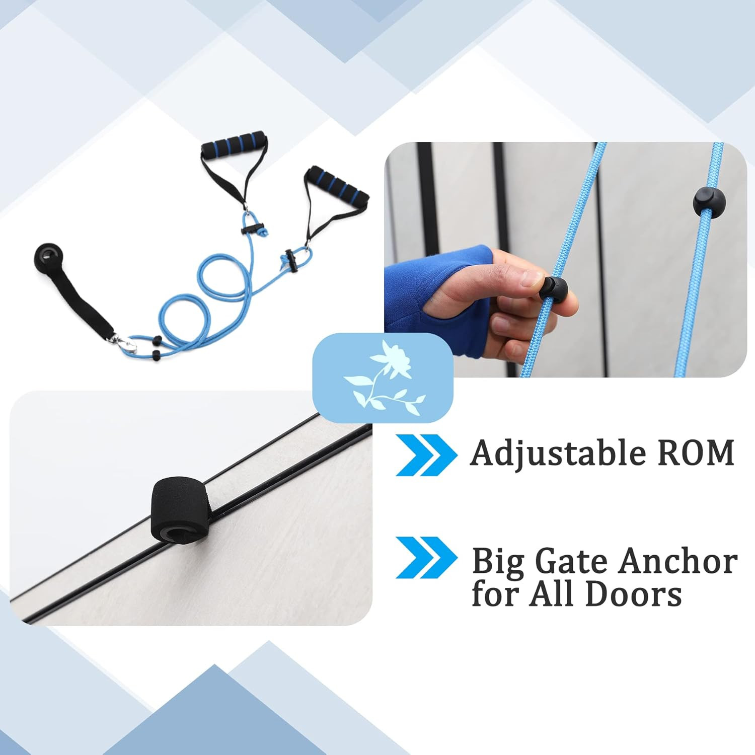 Shoulder Pulley Over The Door Physical Therapy System, Exercise Pulley for Physi