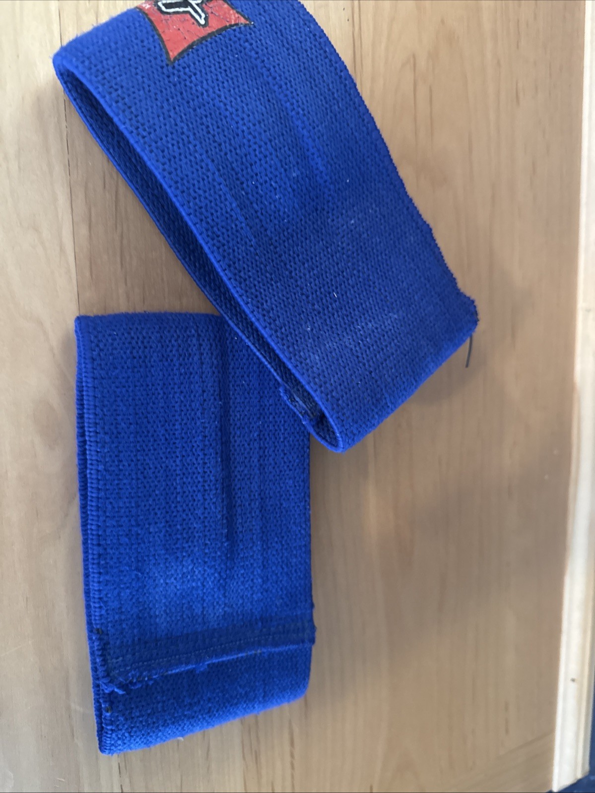 Mark Bell Slingshot Elbow Compression Cuffs (2) Size 6.5, Blue