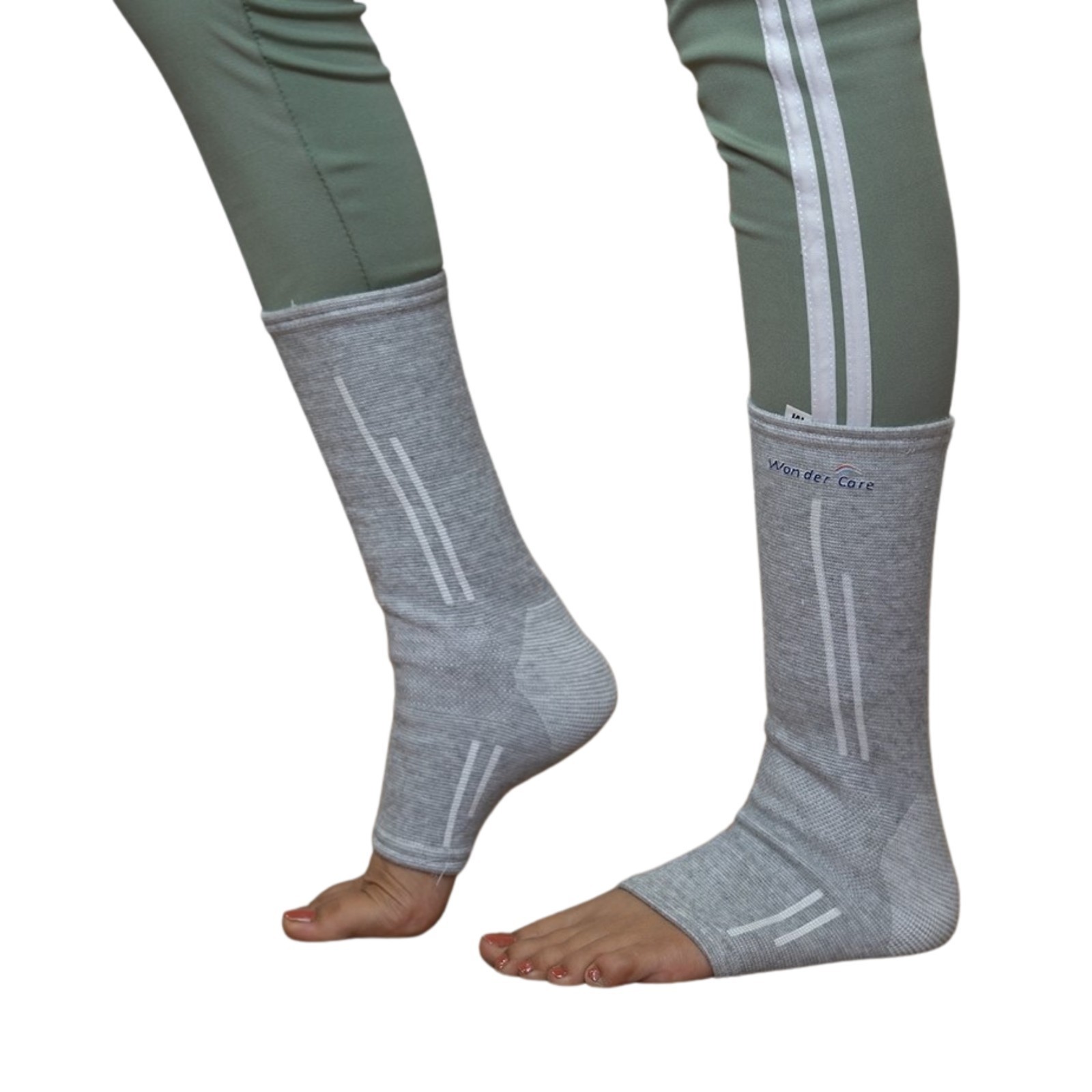 Pair 1 BAMBOO COMPRESSION ANKLE SUPPORT BRACE GUARD ARTHRITIS PAIN SPORTS