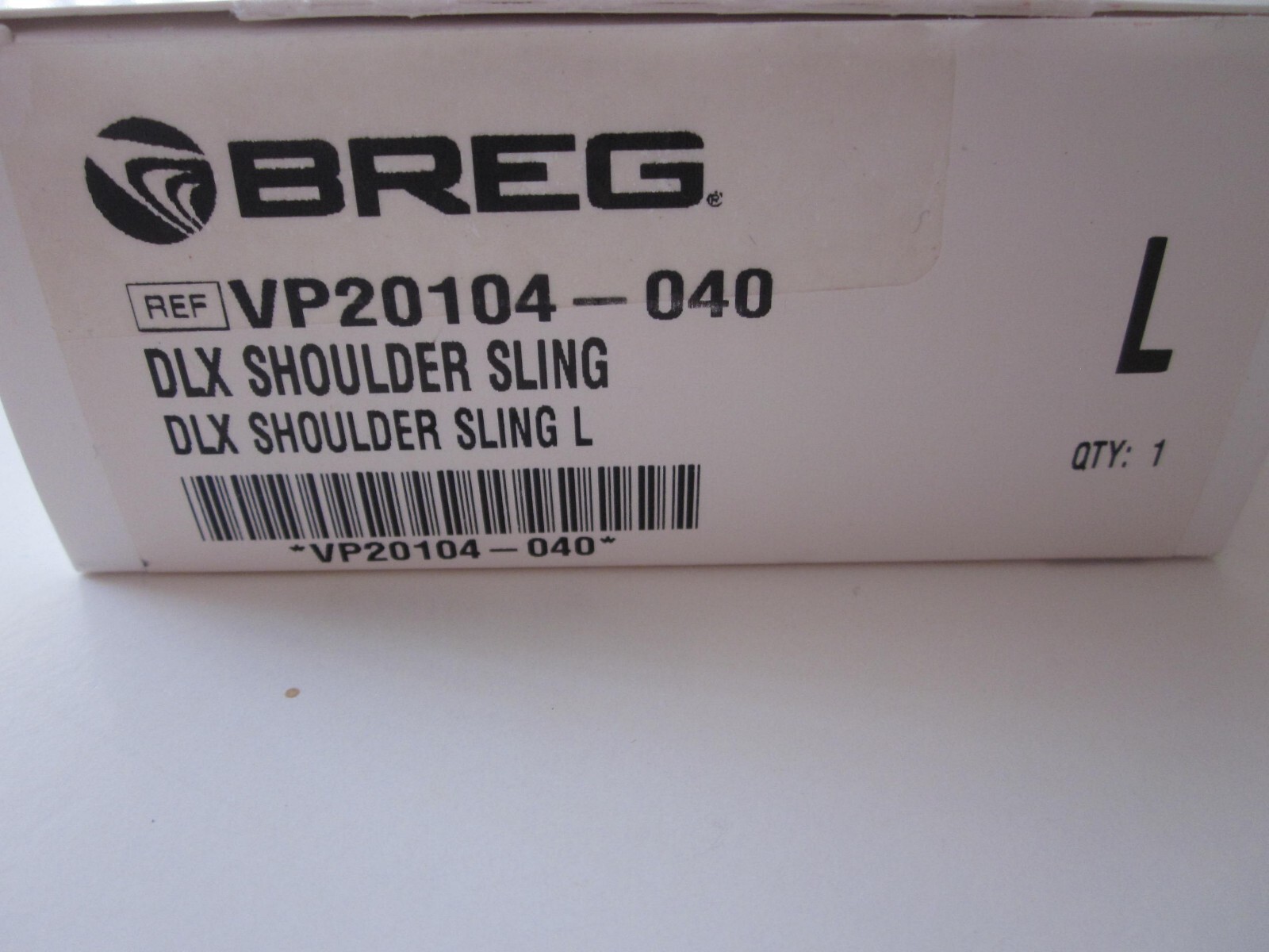 Breg VP 20104 Deluxe Shoulder Sling Size L