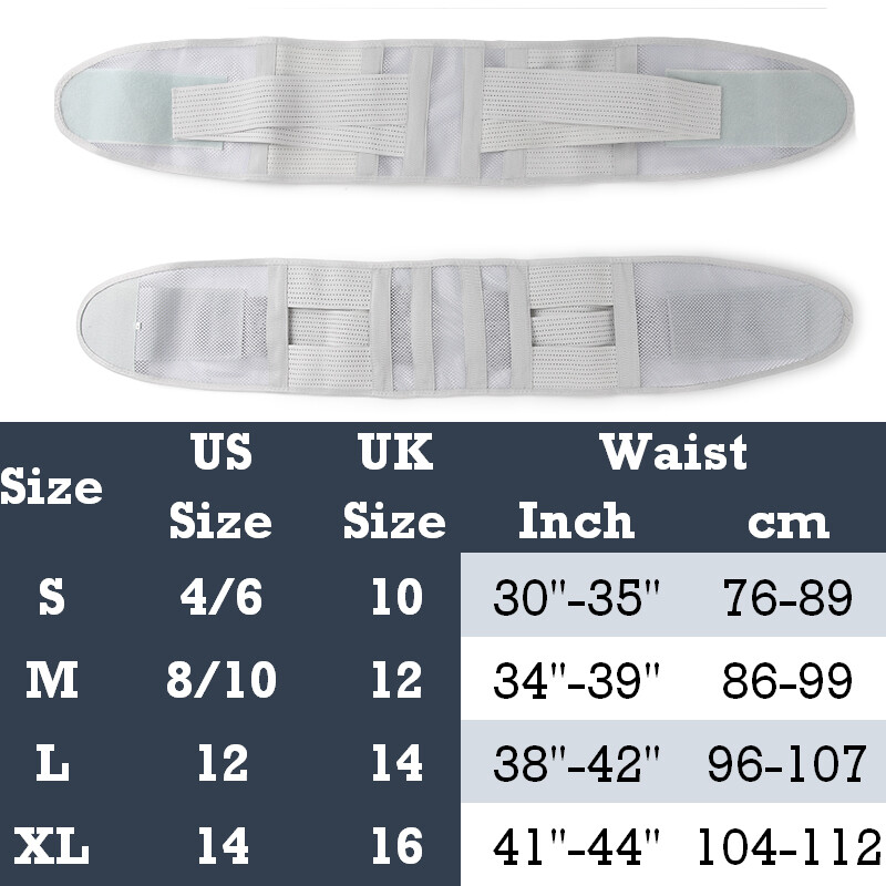 Adjustable Compression Lumbar Back Brace Sports Belt Waist Support Pain Relief