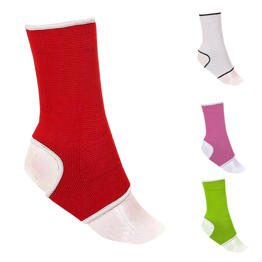 Ankle Support Braces Pullover Pain Injury Relief Muay Thai PAIR