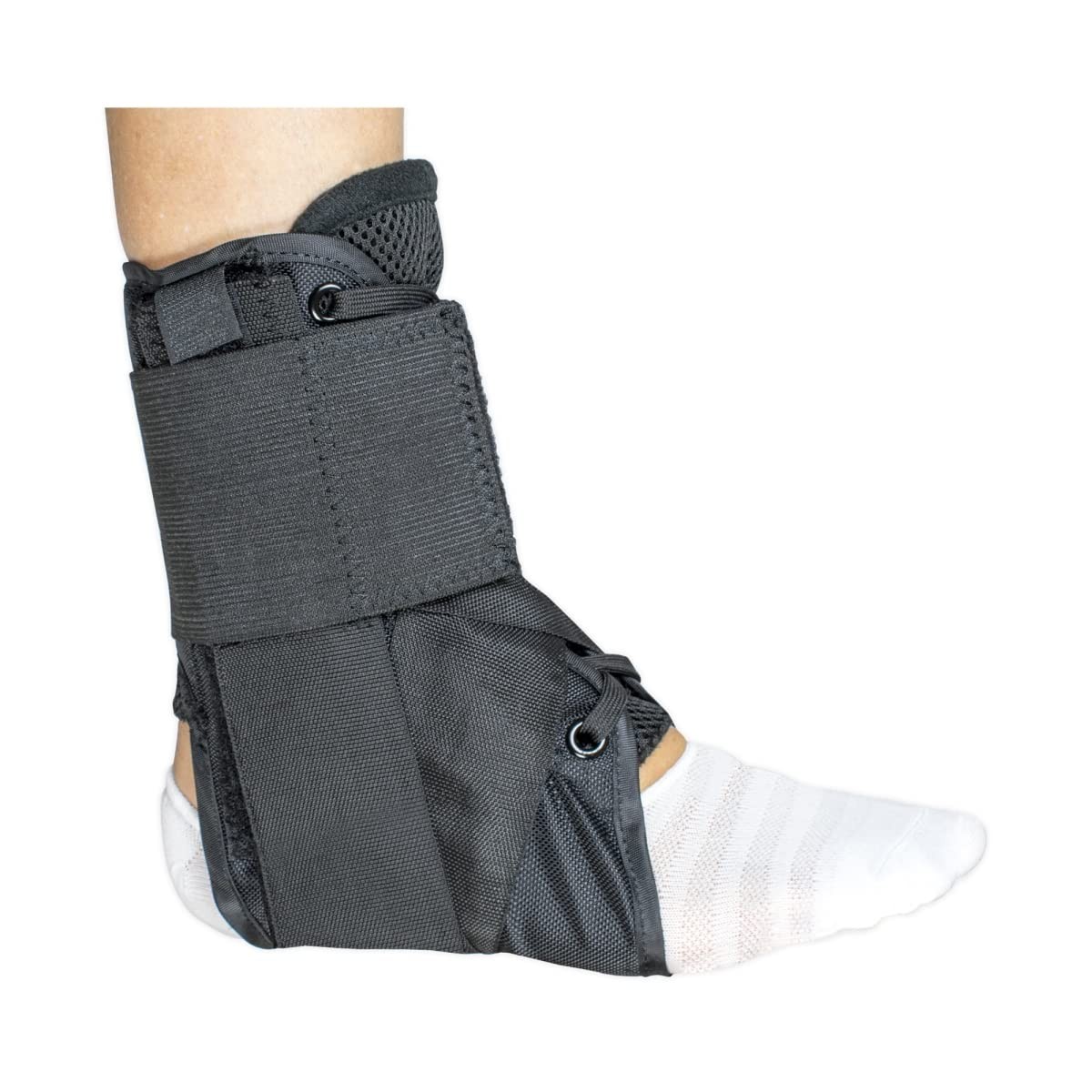 McKesson Lace-Up Ankle Brace with Figure-8 Strap, Large, 1 Count