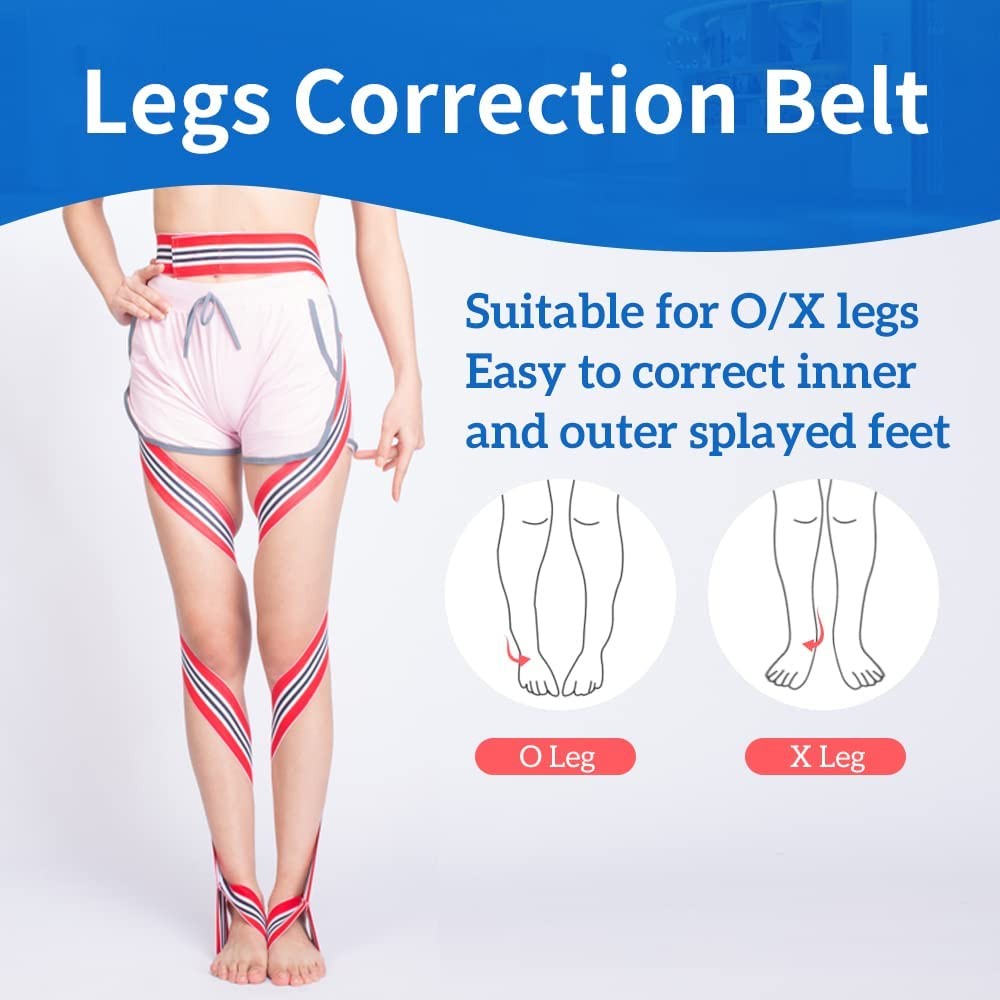 GHORTHOUD O/X Legs Correction Belt Legs Posture Corrector Band Unisex O/X Leg…