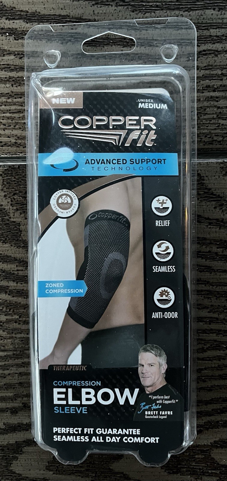 Copper Fit Compression Elbow Sleeve – Medium – New – Advanced Support Technology