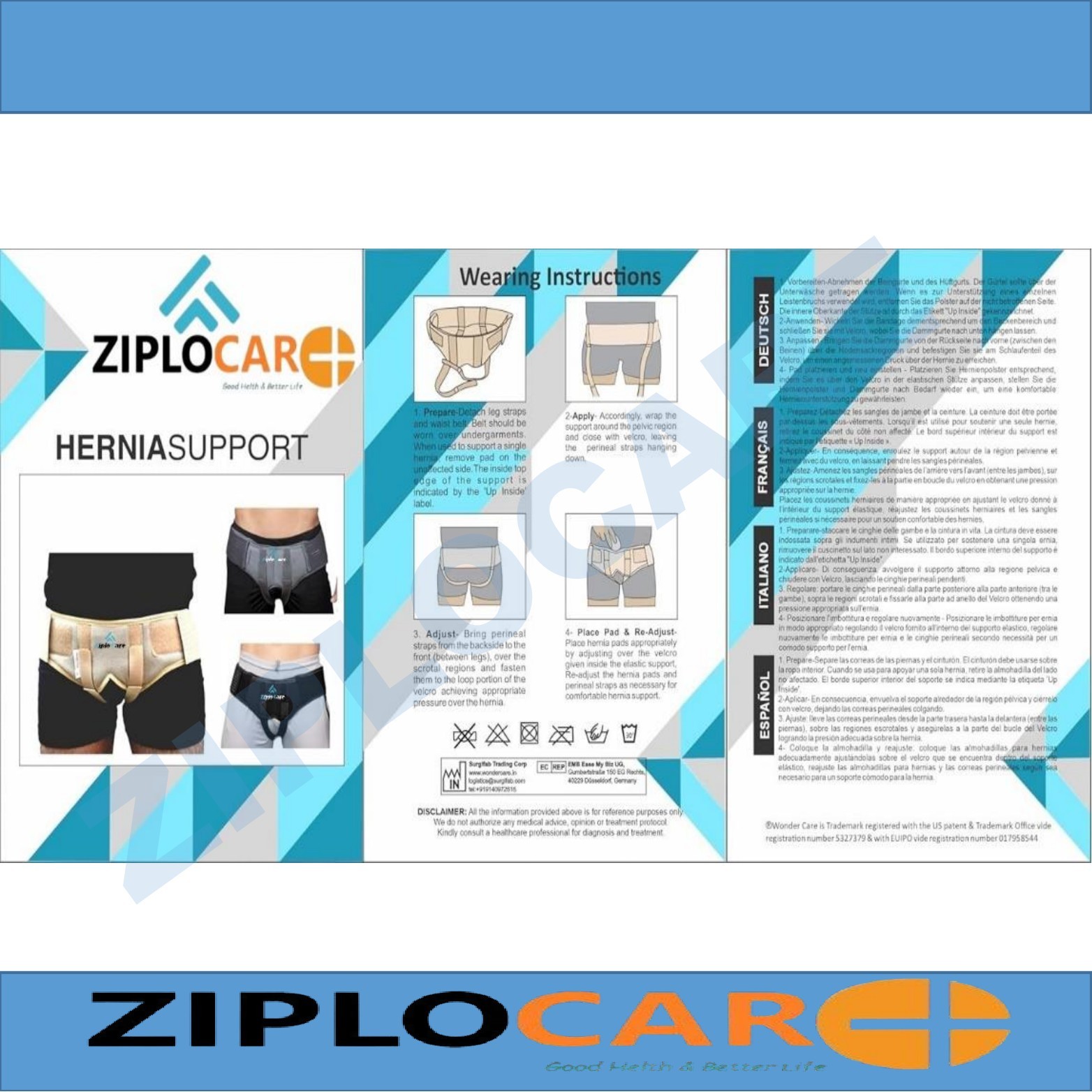 Inguinal Hernia Support Belt Special Foam Truss Pads Adjustable Elastic