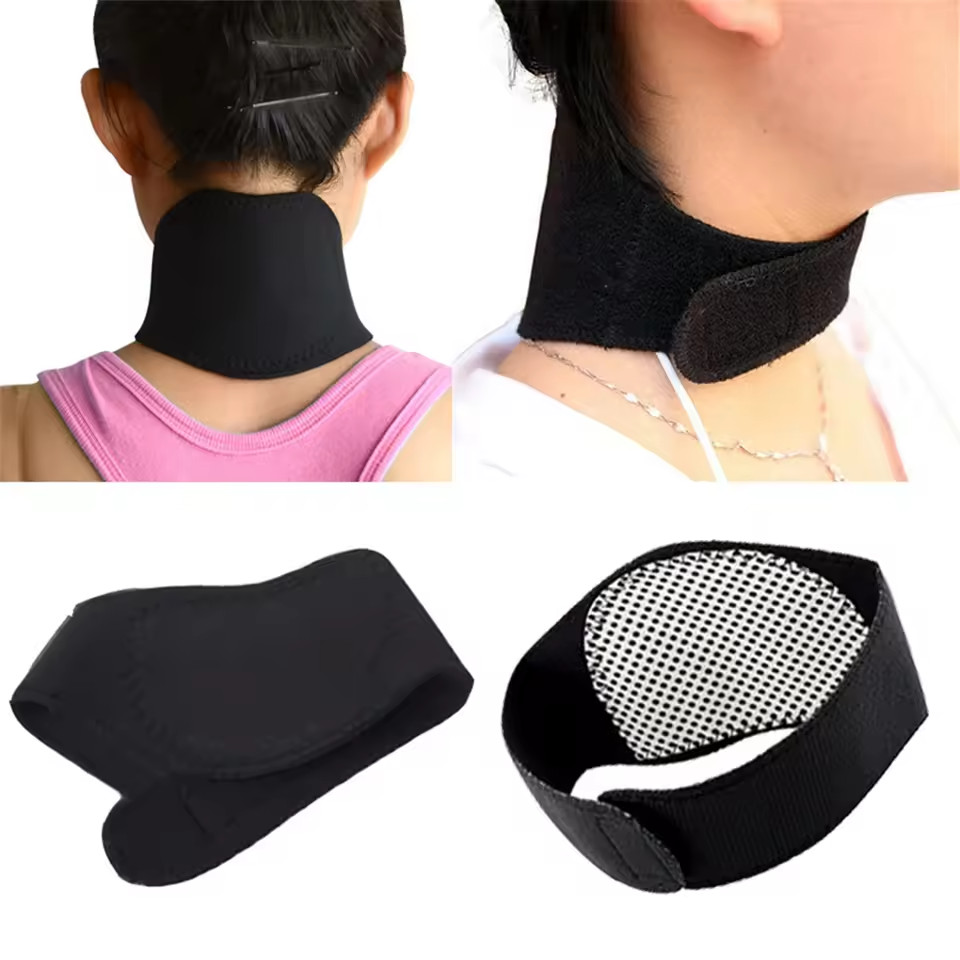 Self Heating Neck Support Belt Tourmaline Magnetic Neck Protector Wrap