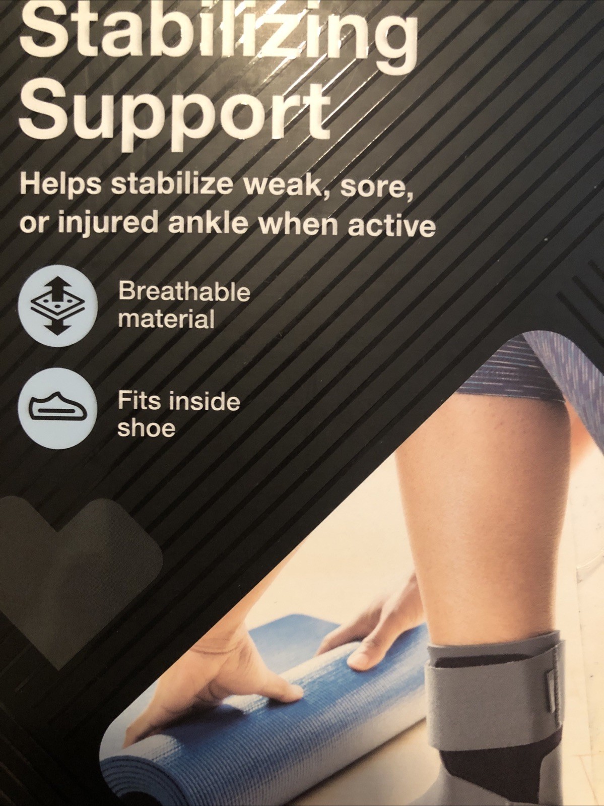 CVS One Size Adjustable Breathable Stabilizing Ankle Firm Support Unisex
