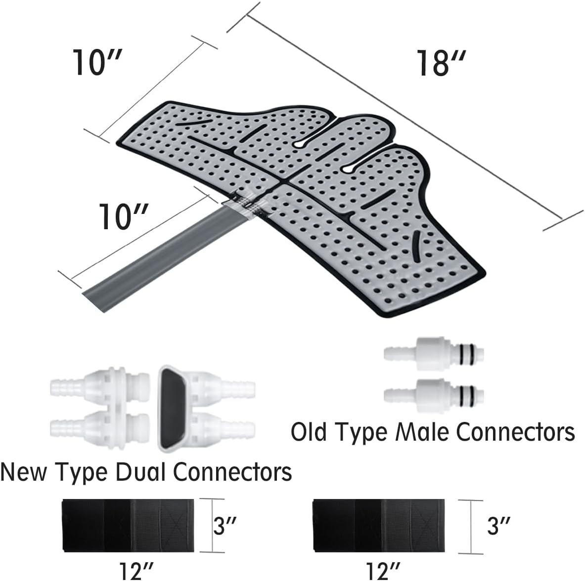 Ankle Cold Therapy Pad – Customizable Connection for Pain Relief After Surgery