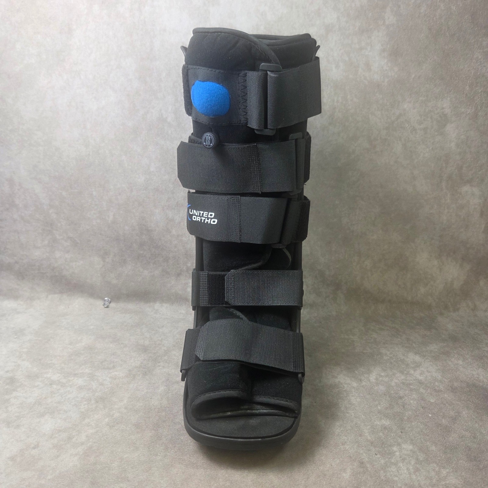 United Ortho Air Cam Walker Fracture Boot Tall Black Small Pneumatic Support