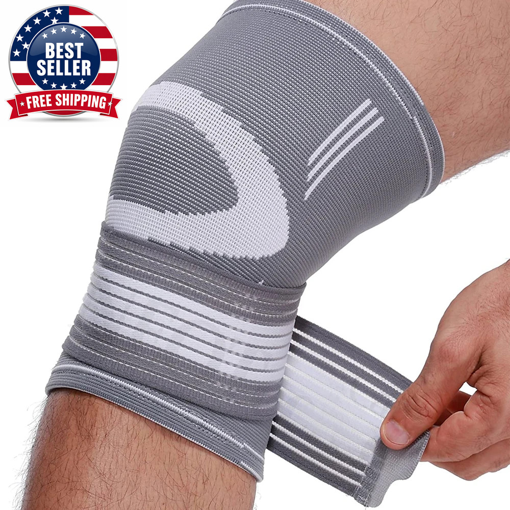 1PC Knee Brace Support Compression Sleeve,Elastic Knee Pads Protector for Menisc