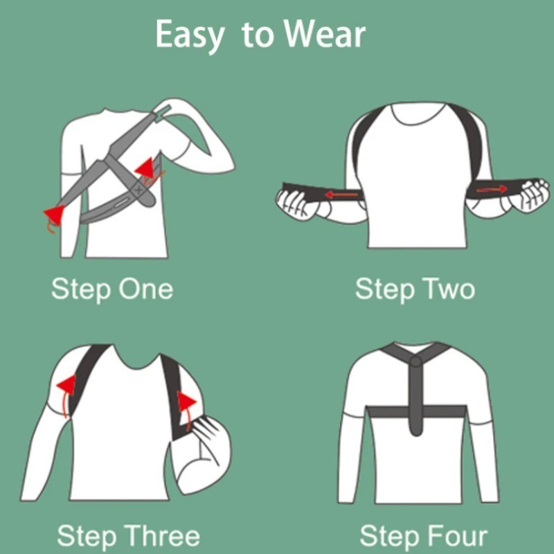 Adjustable Back Posture Corrector Belt Spine & Shoulder Support Brace Unisex