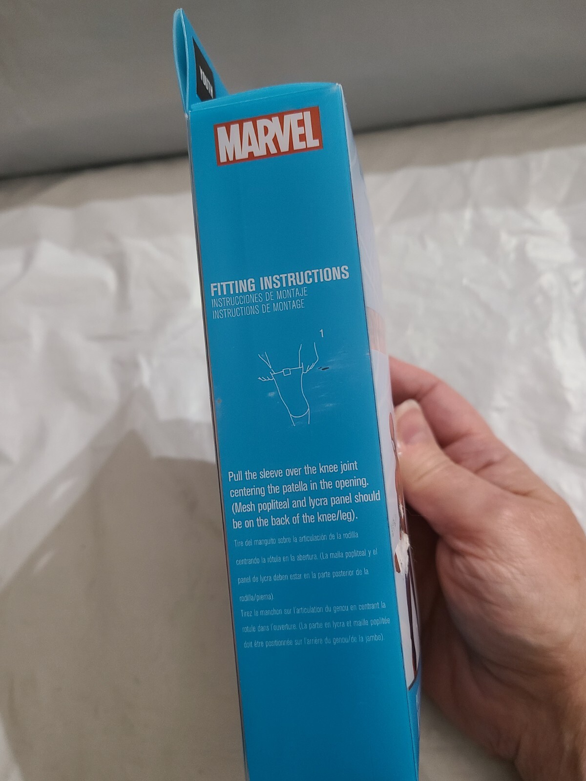 Donjoy Advantage Marvel Spiderman Patella Knee Sleeve, YOUTH, Mild Support, NEW