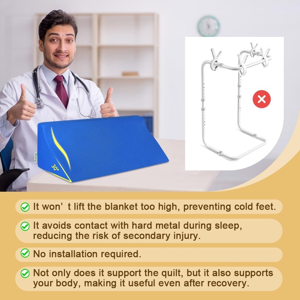 Blanket Lifter for Feet-Sheet Lifters Foot of Bed Elevation Bule