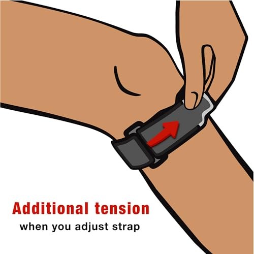 ACE Brand Knee Strap, Adjustable, Black, 1/Pack