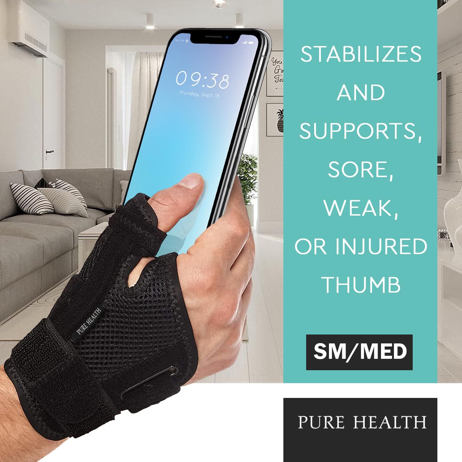 Thumb Spica Splint Brace Support Right Left Hand Carpal Tunnel Pulgar Pulsera