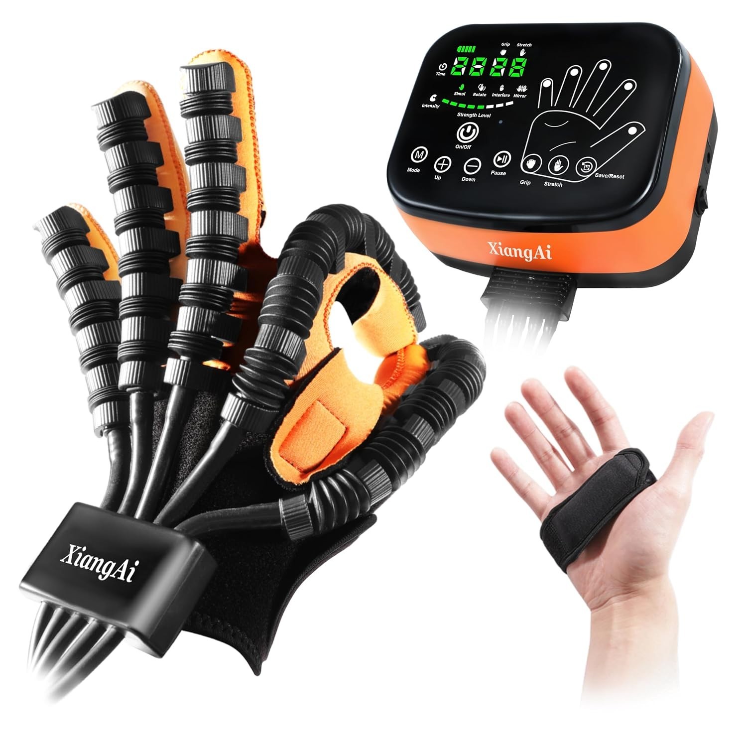 XiangAi Robot Training Rehabilitation Robot Glove (M Size / Left Hand) Black