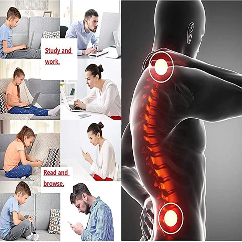 Men’s/Women’s dispersed lumbar spine back chest pressure correction support belt