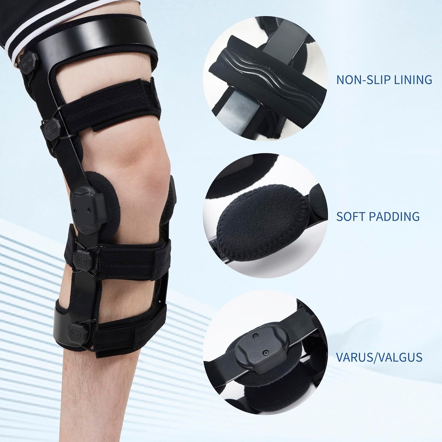 Left Medium Unloader Knee Brace for Osteoarthritis Pain Relief and Recovery