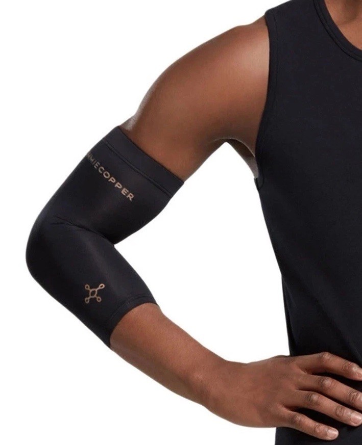 Tommie Copper Vitality Elbow Compression Sleeve Black size 6XL New